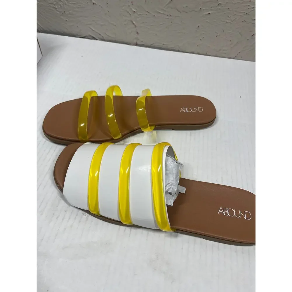 Abound‎ Sammira 2 Flat Sandals Yellow Size 8.5